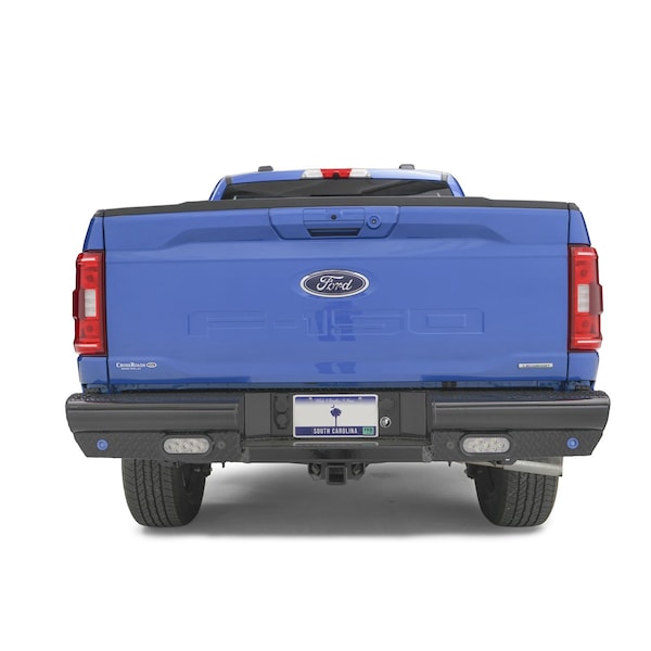 Fab Fours BUMPER TRUCK REAR Direct Fit Mounting Hardware Included OEM Receiver Hitch And Wiring Locations 1 FF21-T5050-1 - main